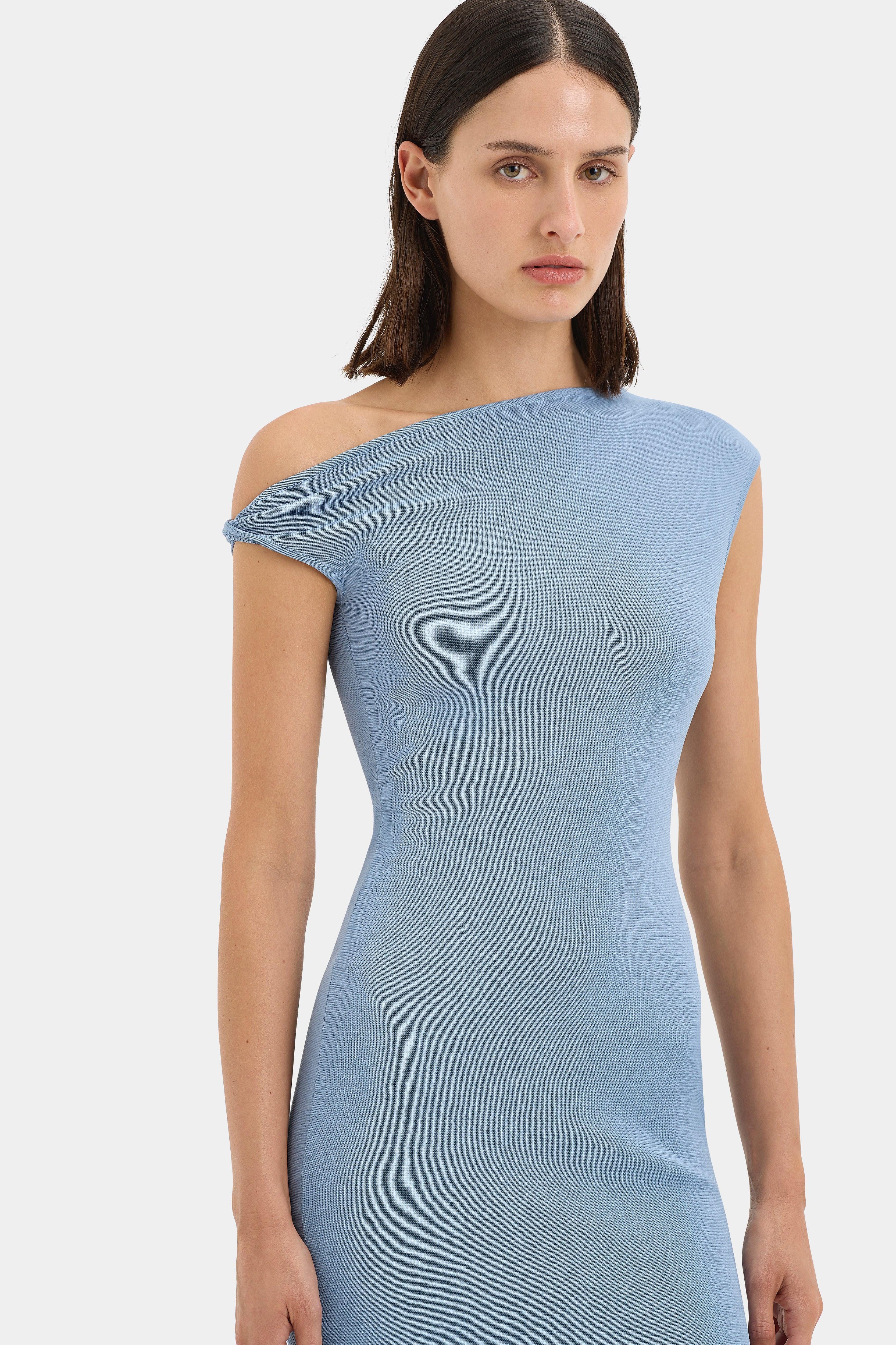 Indigo Twist Dress - Elegant Women's Wrap Dress for Casual & Evening Wear | Perfect for Date Nights, Parties & Office Outfits