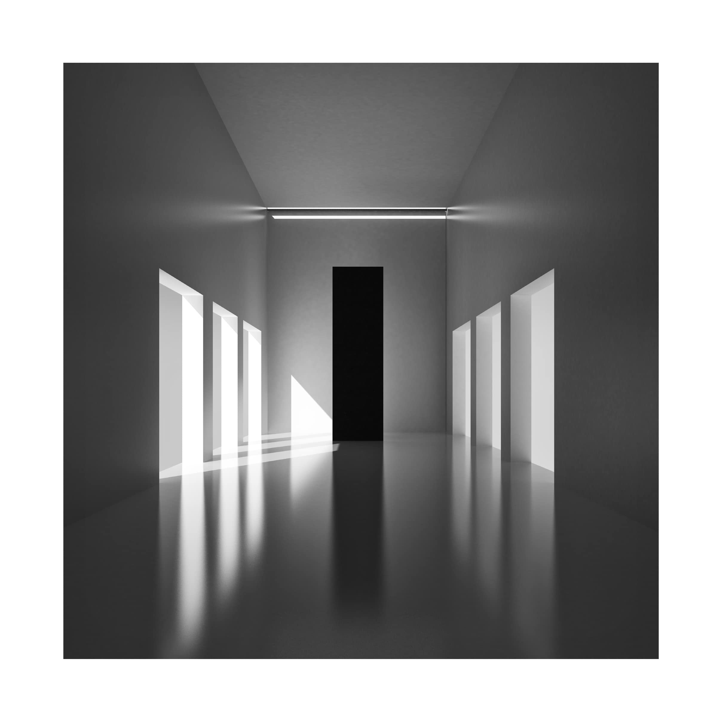 Trademark Fine Art 'Light And Dimension' Canvas Wall Art by Antonyus Bunjamin Abe - Modern Abstract Painting for Living Room, Bedroom & Office Decor
