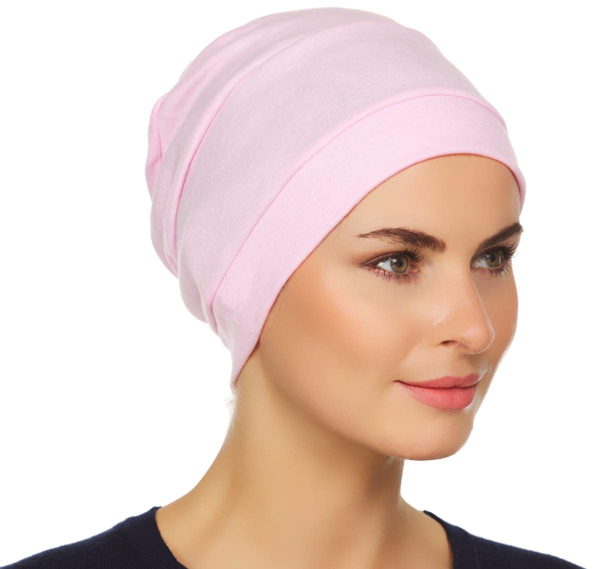 BEEMO Women's Cancer Turban Head Wrap - Soft & Comfortable Head Cover for Chemotherapy, Hair Loss, Alopecia - Warm Winter Hat for Indoor & Outdoor Use