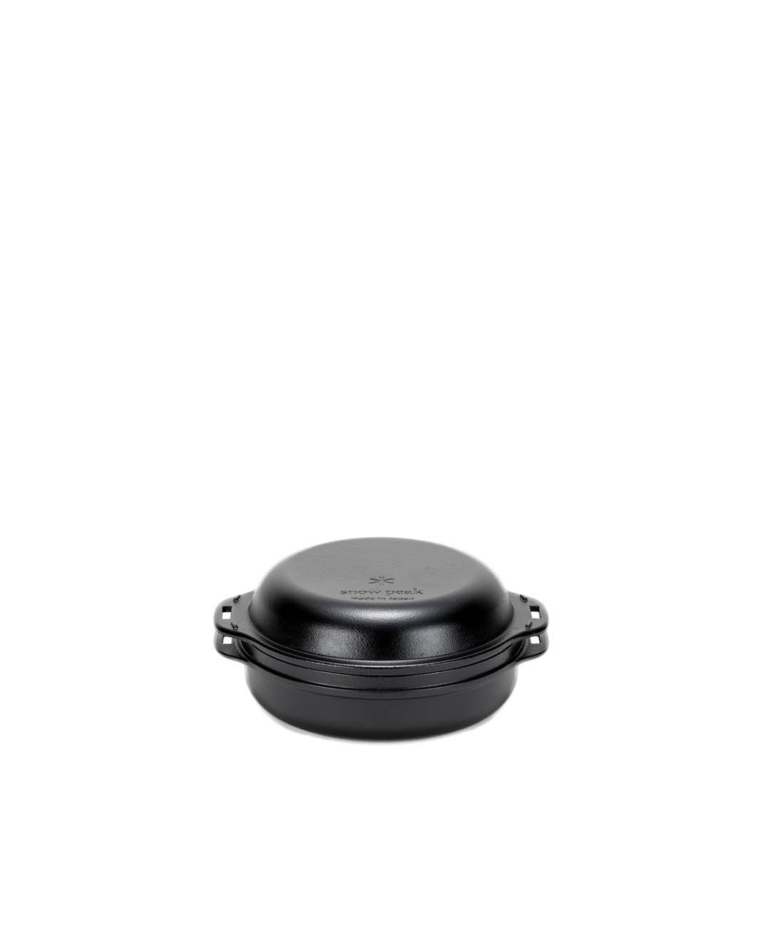 Premium Cast Iron Duo Cooker – 5.5QT Dutch Oven & Skillet Set for Baking, Frying & Roasting – Perfect for Stovetop, Oven & Camping – Enameled Cast Iron Cookware with Lid