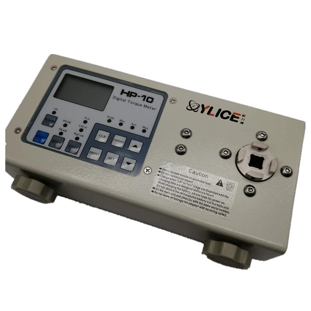 Digital Electric Torque Meter Tester HP-10 - Precision Torque Wrench for Screwdrivers (0.15-10.00 Kgf.Cm / 0.15-1.0000 Lbf.in / 0.015-1.000 Nm) - Ideal for Electronics Repair, Automotive Maintenance & Industrial Assembly