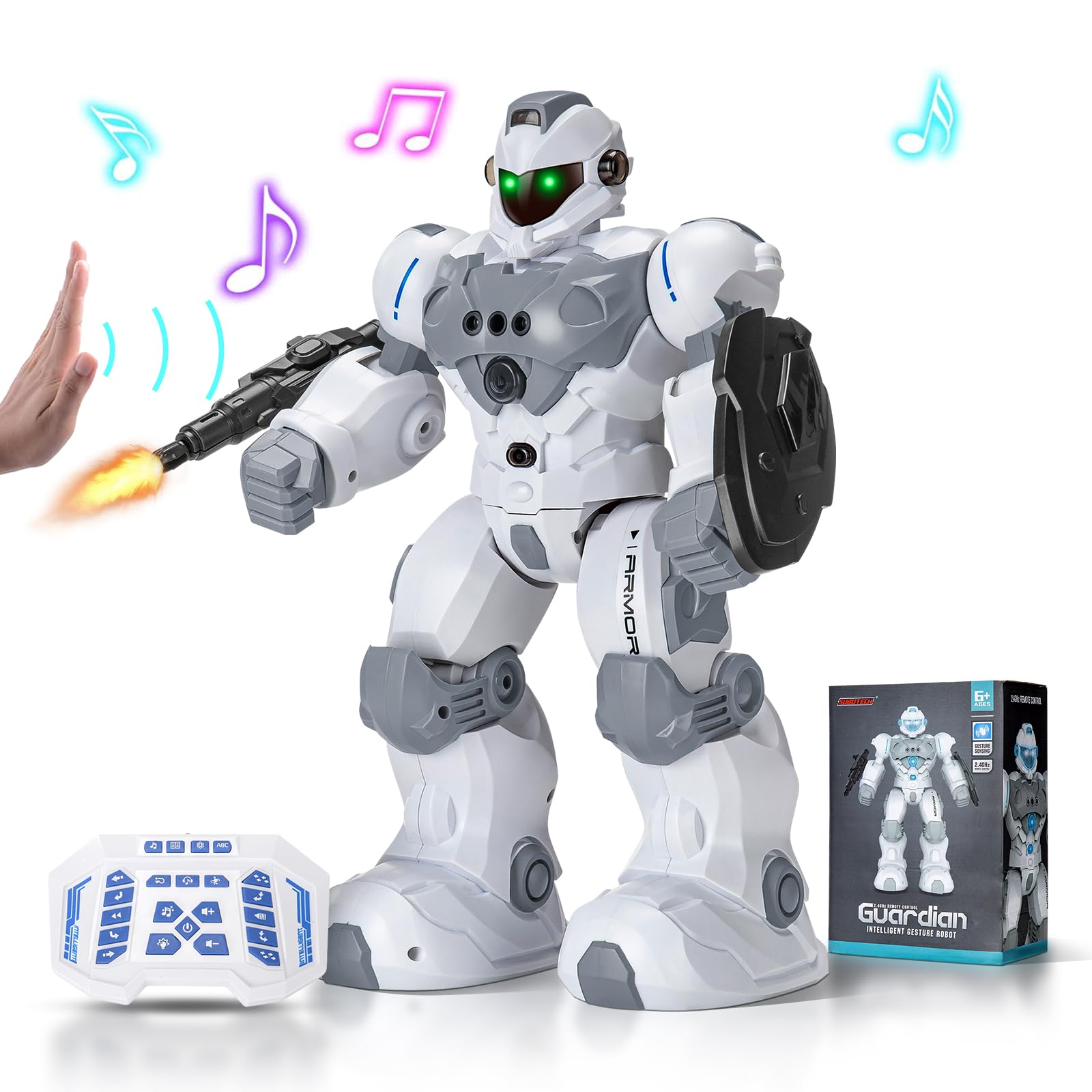 Smart Programmable Robot Toy for Kids - 2.4GHz WiFi RC Robot with Gesture Control | STEM Learning Toy for Boys & Girls | Perfect Birthday Gift & Interactive Play Companion