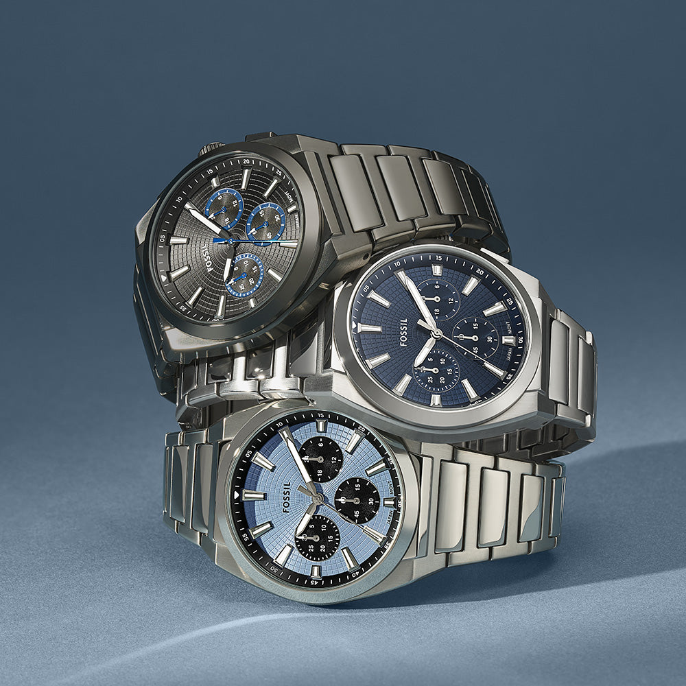 Fossil Everett FS6107 Men's Chronograph Watch - Stylish Analog Quartz Timepiece for Casual & Business Wear