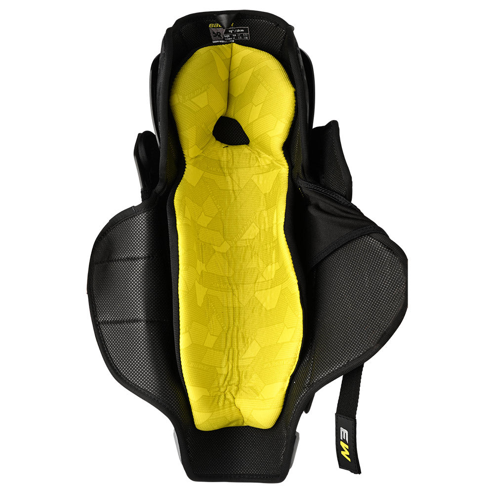 Bauer Supreme M3 Intermediate Ice Hockey Shin Guards - Youth & Adult Protective Gear for Hockey Players - Perfect for Games, Practice & Training Sessions
