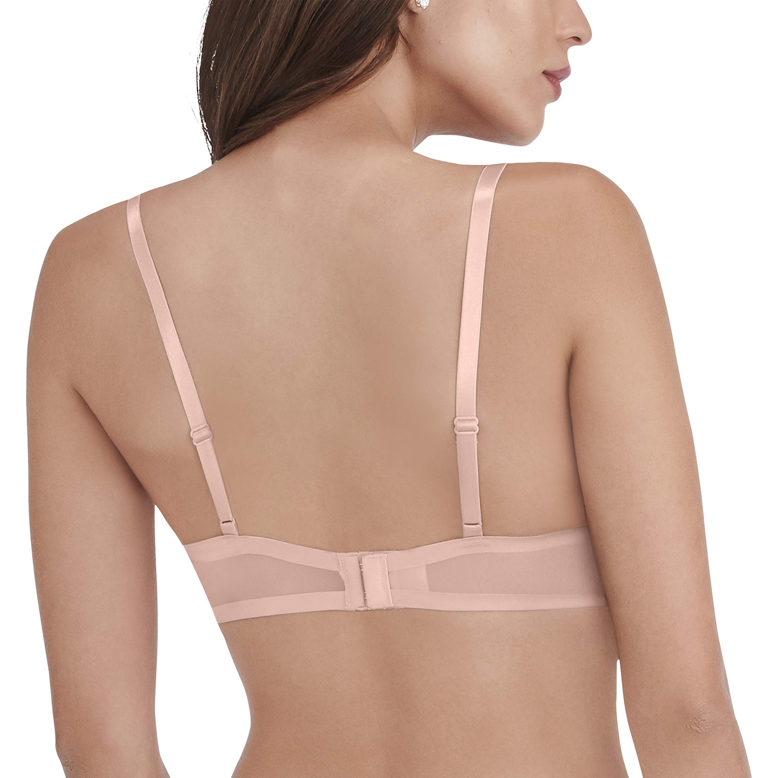 Vanity Fair Women's Nearly Invisible Full Coverage Wirefree Bra 72200 - Comfortable Seamless Underwire-Free Support for Everyday Wear, Work & Leisure