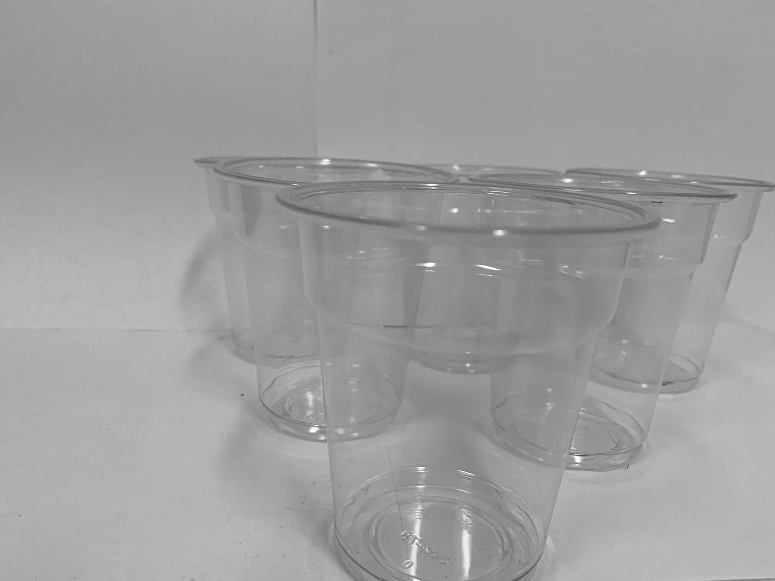 8oz Clear Plastic Disposable Cups - 1000 Pack Premium Crystal Clear PET Drinking Cups for Cold Beverages, Iced Coffee, Tea, Juice, Smoothies, Slush, Soda, Cocktails, Beer & Sundae - BPA Free, Kid Safe - Perfect for Parties, Picnics, BBQs, Cafes & Restaurants
