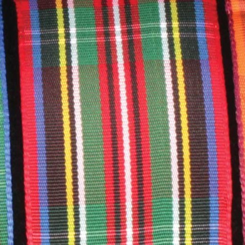 Plaid Green and Red Tartan Wired Craft Ribbon - 1.5 Inch x 22 Yards - Decorative Gift Wrapping, Holiday Bows, DIY Scrapbooking & Home Decor
