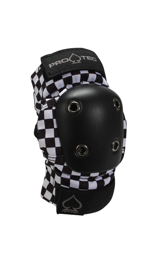 Pro Tec Street Elbow Pads Checkered - Protective Skateboard & BMX Gear for Extreme Sports, Street Skating & Bike Riding - Durable Impact Protection for Elbows
