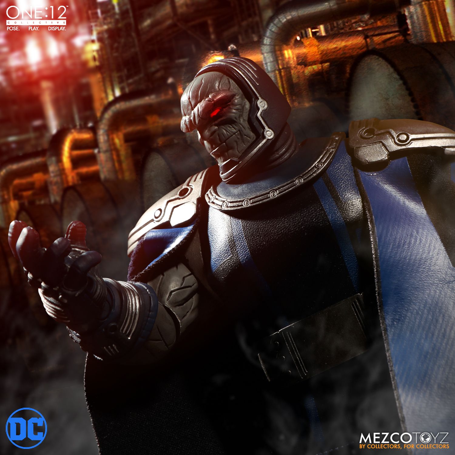 Mezco Toyz One:12 Collective DC Comics Darkseid 1/12 Scale Action Figure - Premium Collectible Toy for DC Fans, Display & Photography Scenes