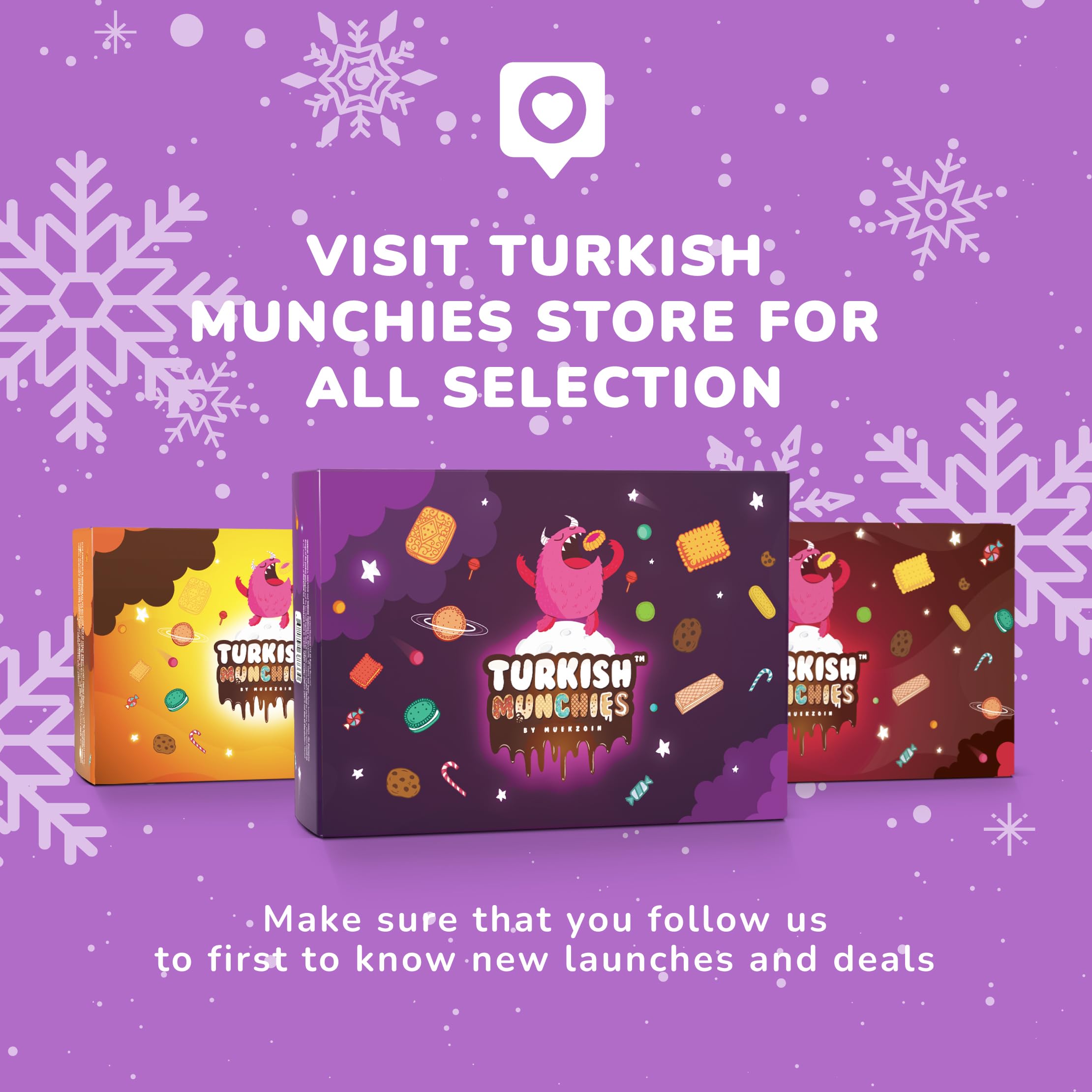 Maxi International Snack Box - Premium Exotic Snacks from Around the World | 21 Full-Size Treats Including Turkish Delights & Global Candies | Unique Gift Box for Parties, Office Treats & Cultural Food Exploration