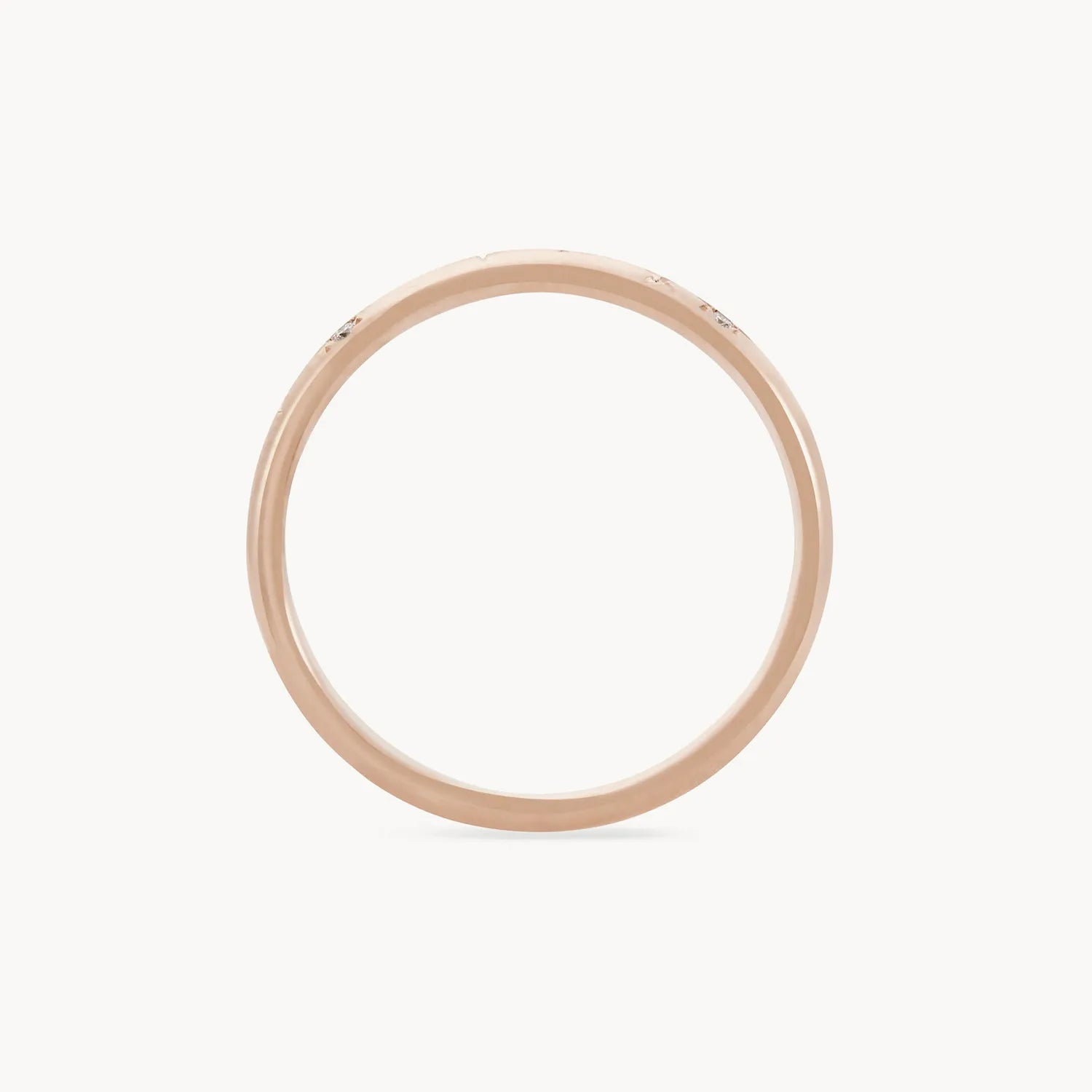 14K Rose Gold Starlight Ring with White Diamonds - Elegant Jewelry for Engagement, Wedding & Anniversary Gifts