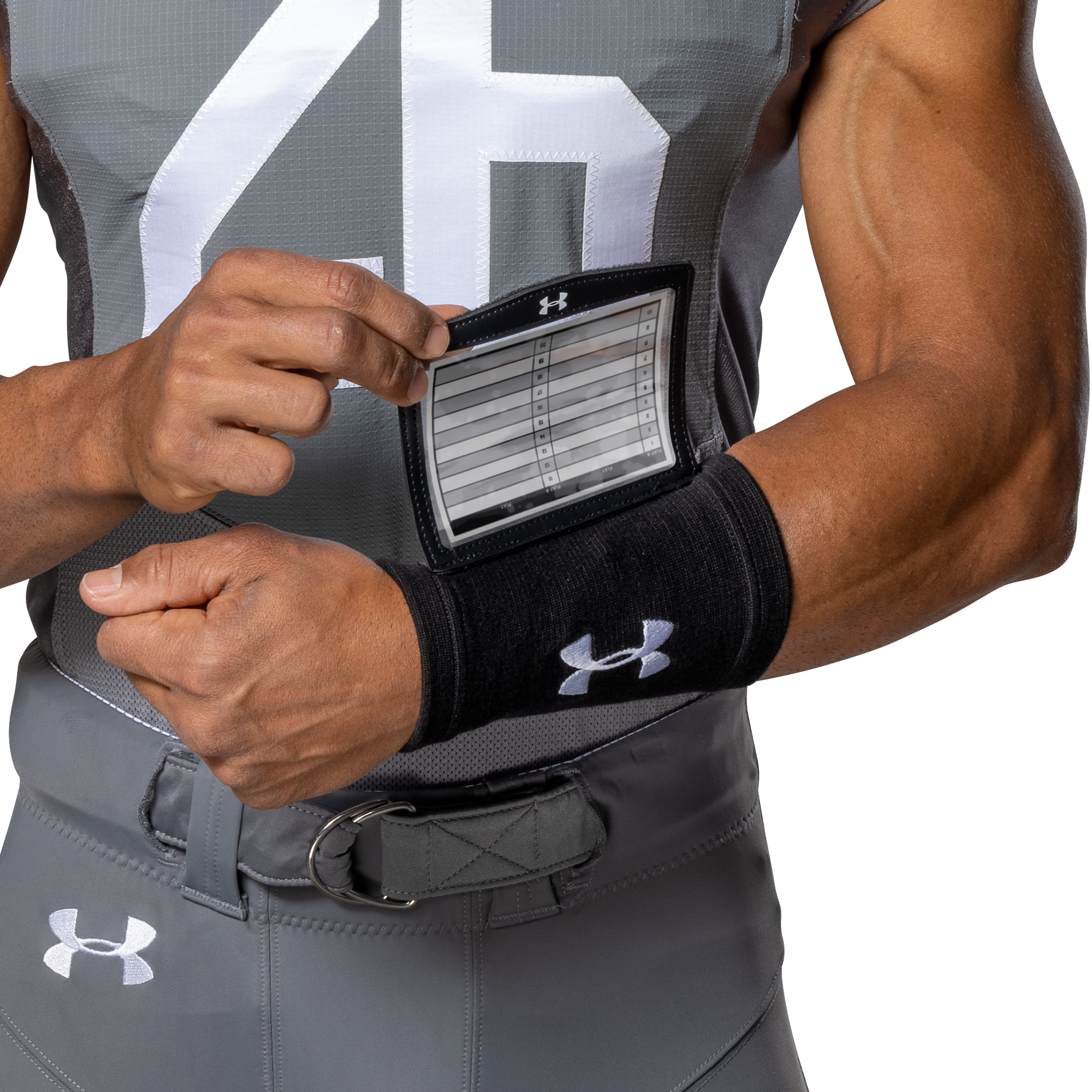 Under Armour Undeniable Wrist Coach - Durable Sports Wristband for Basketball, Football & Training - Perfect for Athletes & Coaches to Track Plays & Strategies