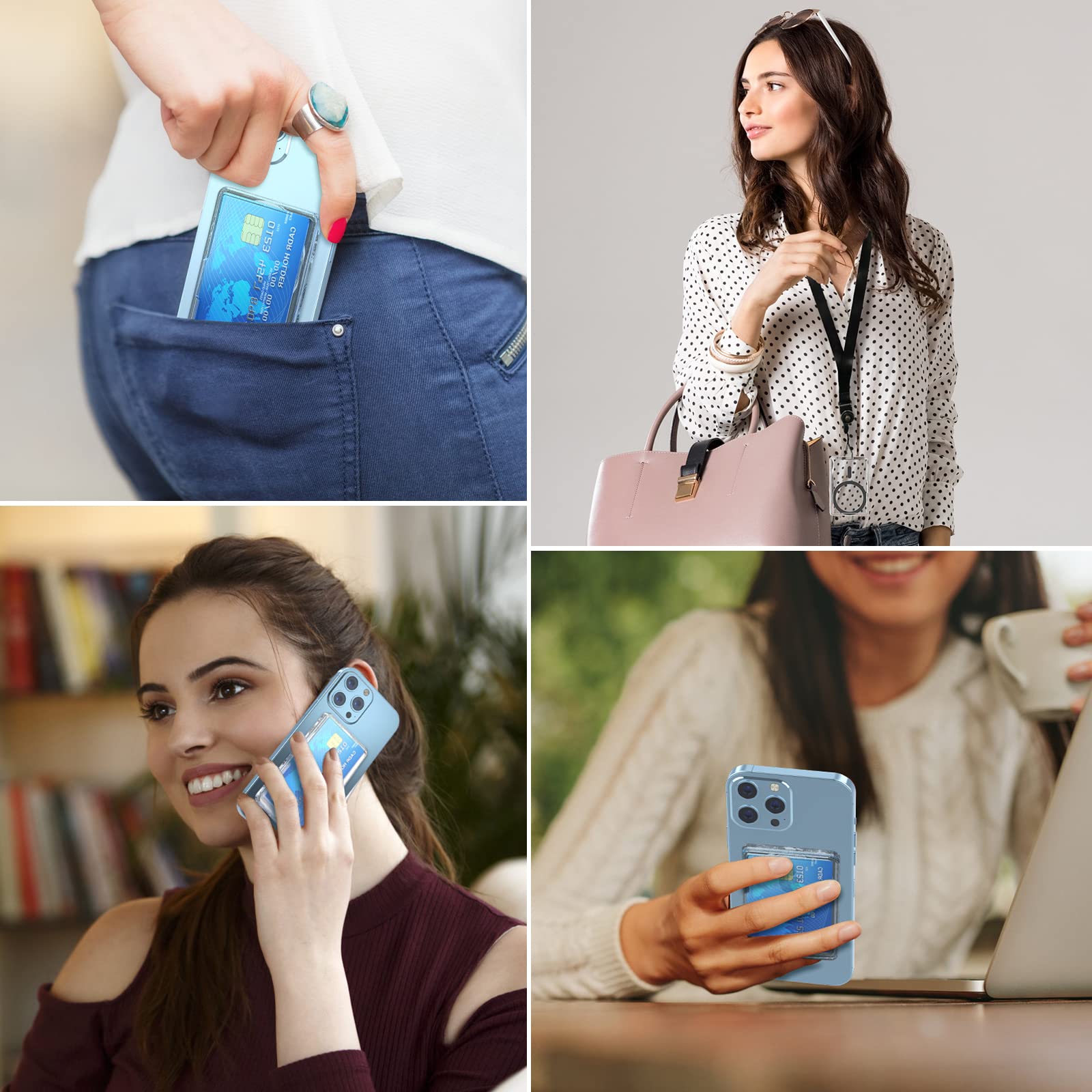 Magnetic Slim Wallet for iPhone 16 Pro Max/16 Pro/15 Pro Max/14 Pro Max/14 Plus/14 Pro/14/13 Pro Max/13 Pro/13/12 Pro Max/12 Pro | AUROX Magsafe Phone Wallet | Minimalist Design for Everyday Carry & Secure Card Storage