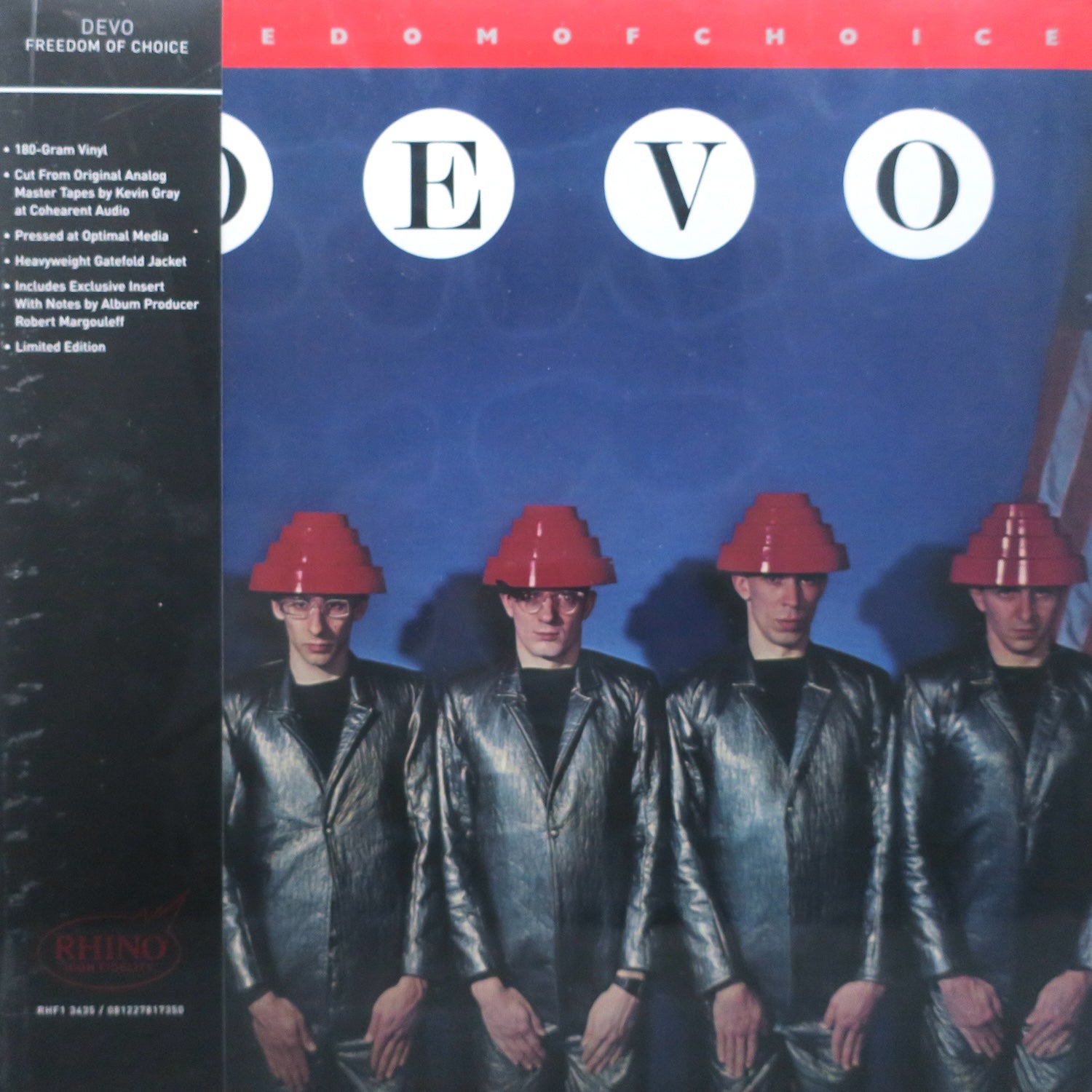 DEVO 'Freedom Of Choice' 180g Audiophile Vinyl LP Record - Limited Edition Rocktober Release | Perfect for Music Collectors & Vinyl Enthusiasts | Home Listening, DJ Sets & Retro Music Nights