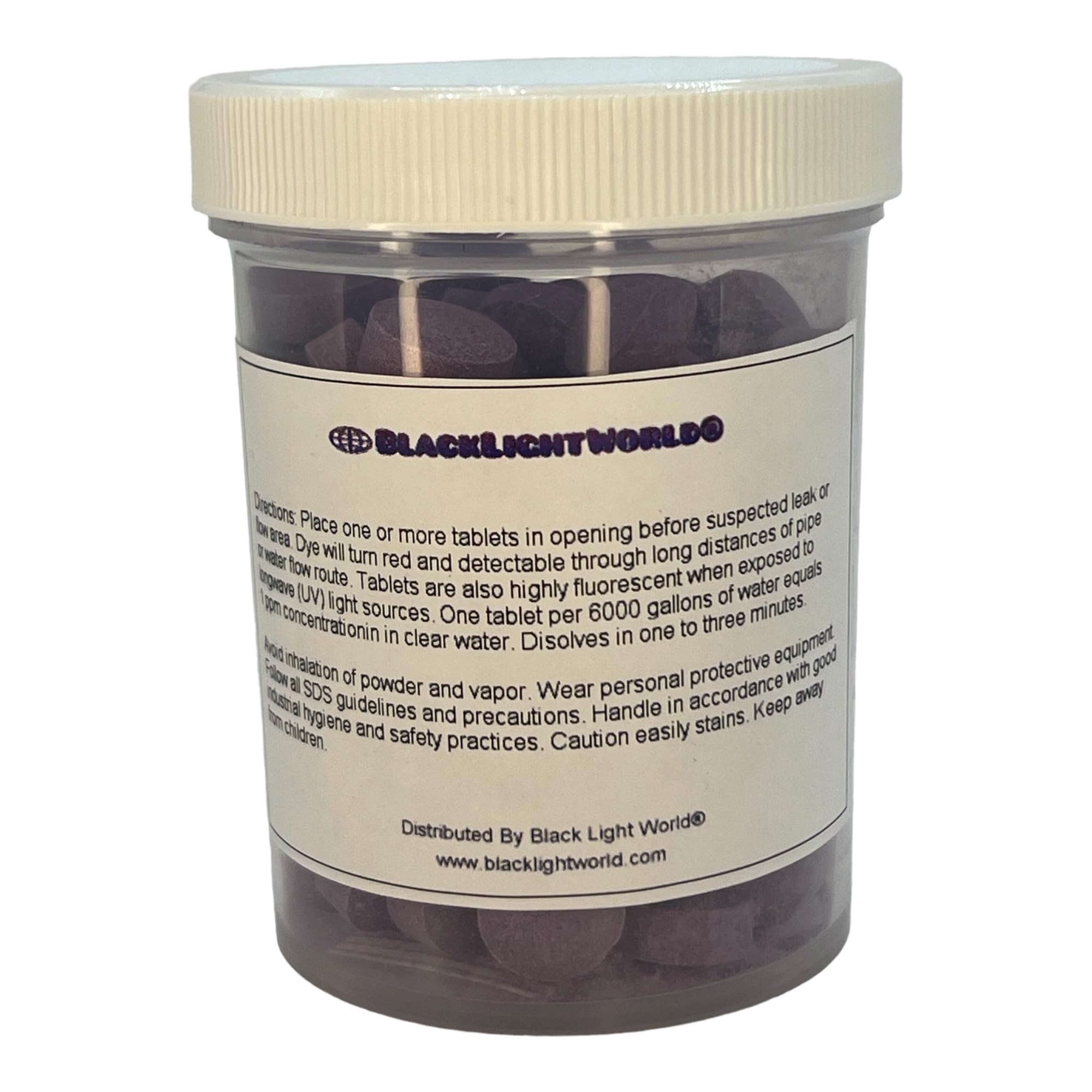 Tracer Dye Red Tablets - 100 Pack for Pool Leak Detection & Water Flow Testing | Swimming Pool Maintenance & Plumbing Inspection