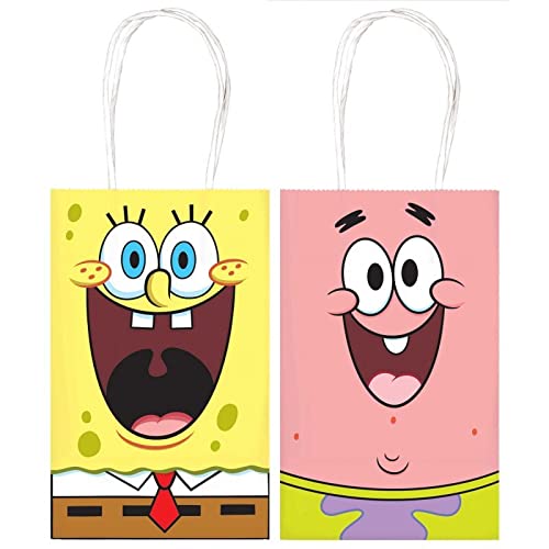 SpongeBob SquarePants Kraft Paper Gift Bags 8.25