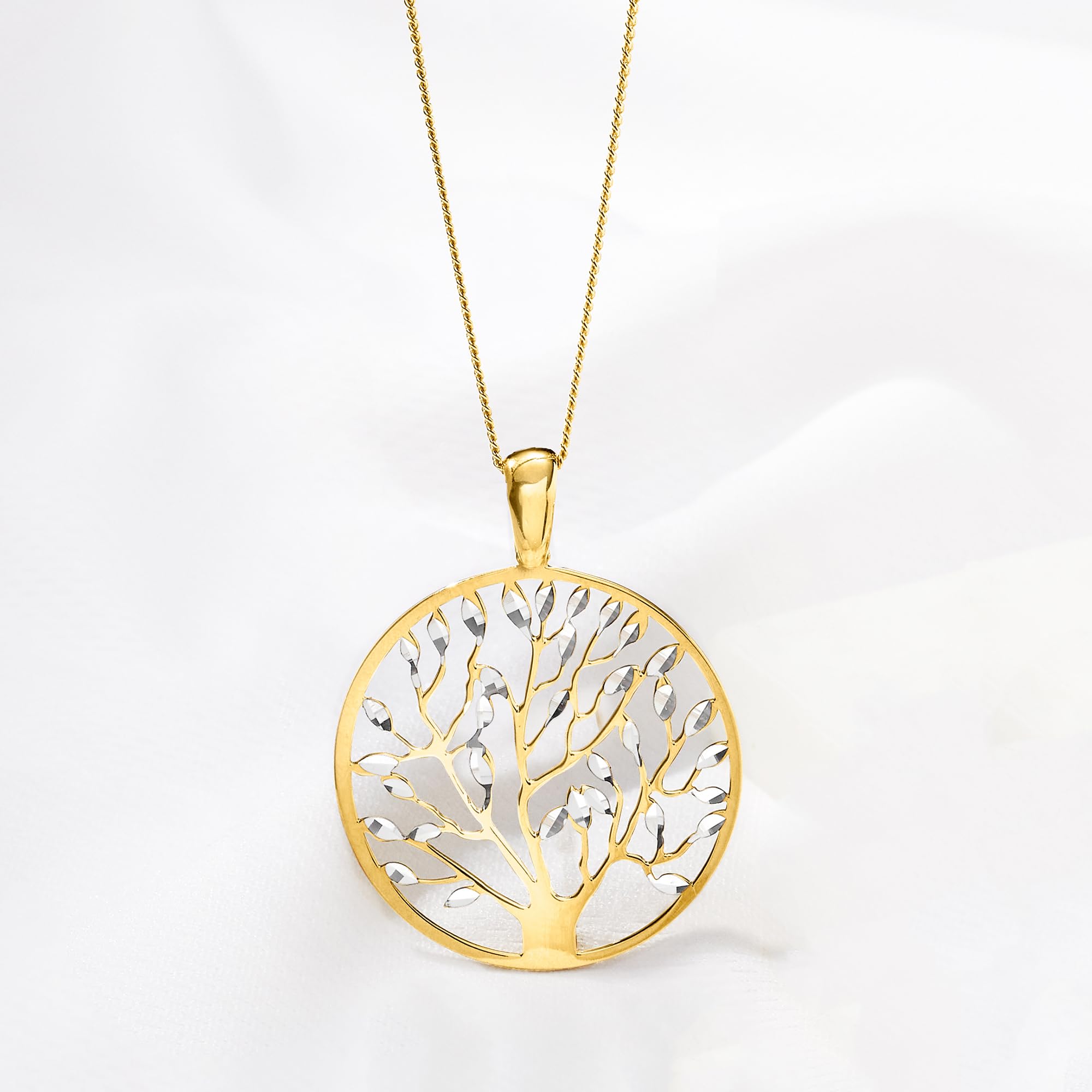 Italian Cut-Out Tree of Life Pendant Necklace - Sterling Silver 925 Religious Jewelry for Women, Gift for Mom, Birthday, Anniversary | Perfect for Everyday Wear, Special Occasions & Spiritual Gifts