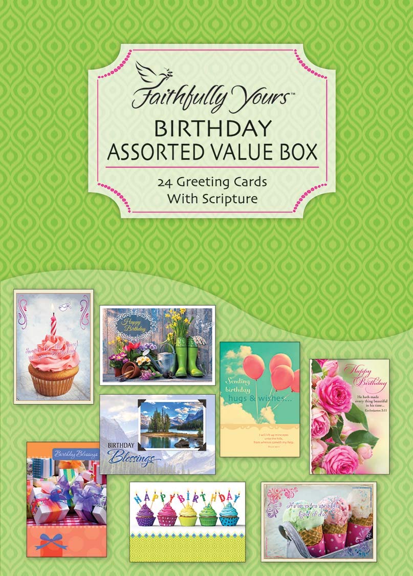 Premium DGR Birthday Greeting Cards - Assorted Designs (Box of 24) - Perfect for Birthdays, Anniversaries & Special Occasions