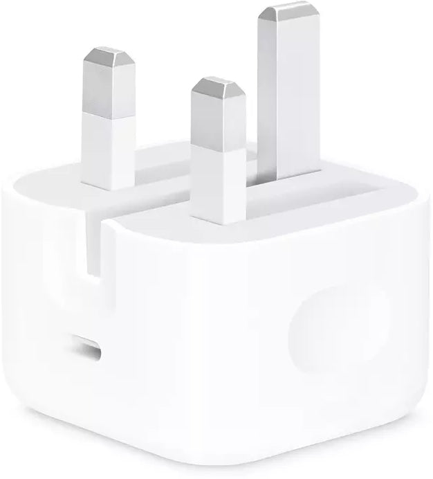 20W PD USB-C Fast Charger Adapter with 3-Pin Folding Plug - Quick Charge for iPhone, Samsung, iPad & More - Perfect for Travel, Home & Office Use