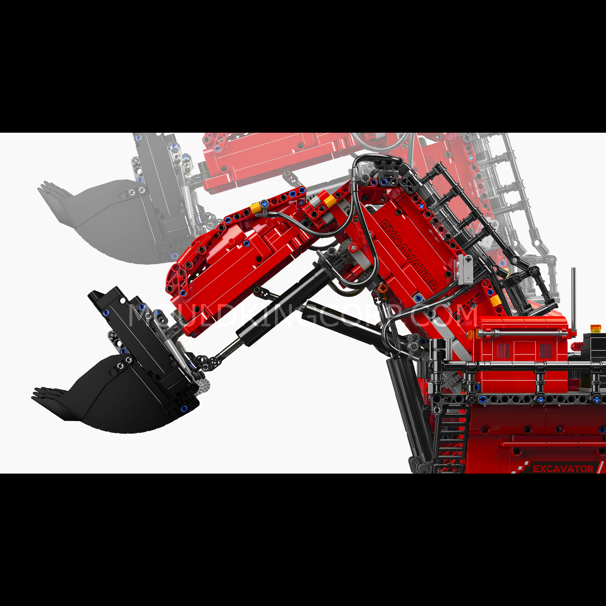 MOULD KING 17070 Liebherr R 9800 Mining Excavator Building Set - 4767 Piece Construction Toy for Adults & Kids | STEM Educational Model Kit | Perfect for Collectors, Mining Enthusiasts & Construction Lovers