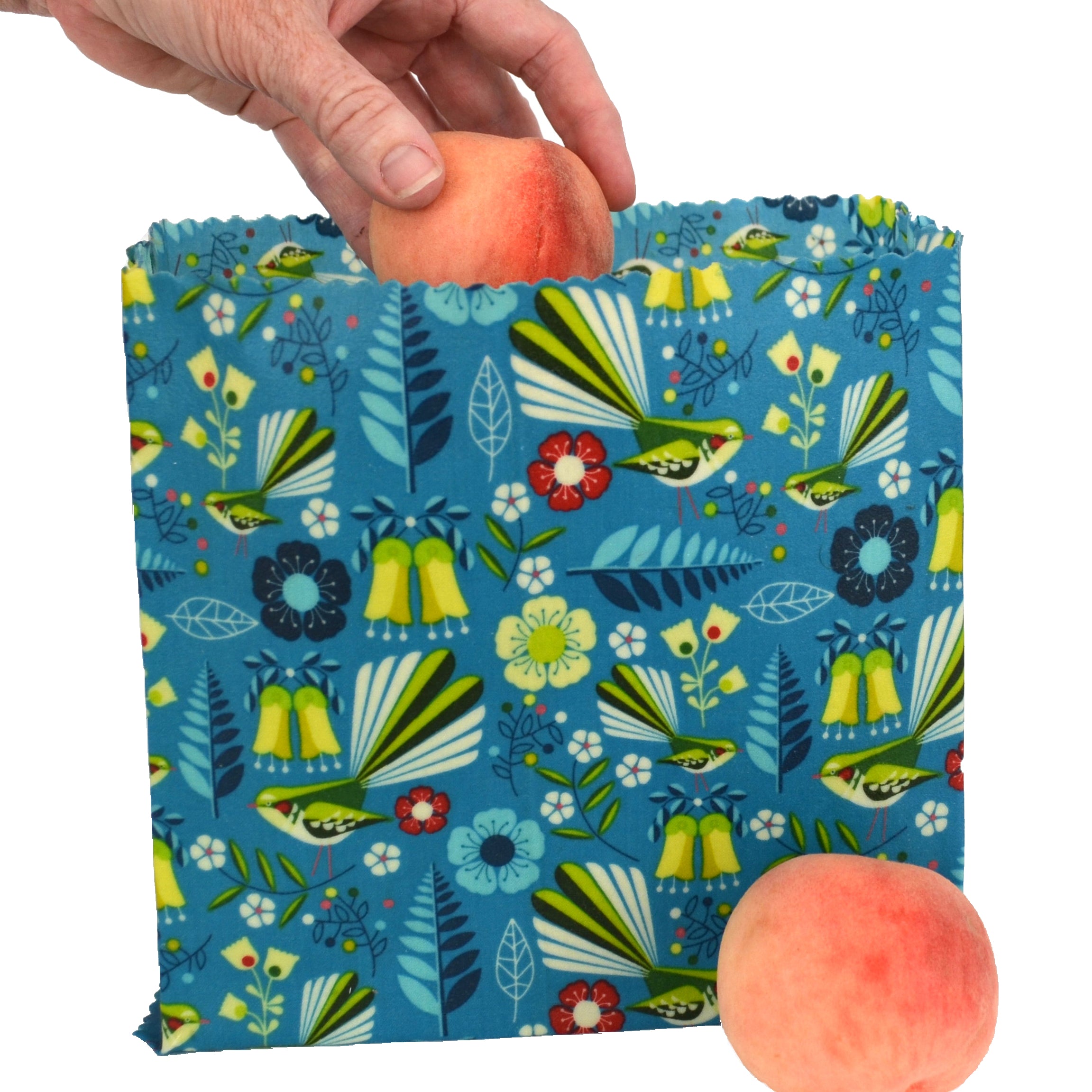 Fantail Flutter Beeswax Food Wraps - Eco-Friendly Reusable Food Storage for Sandwiches, Cheese & Produce - Sustainable Kitchen Essentials for Zero Waste Living