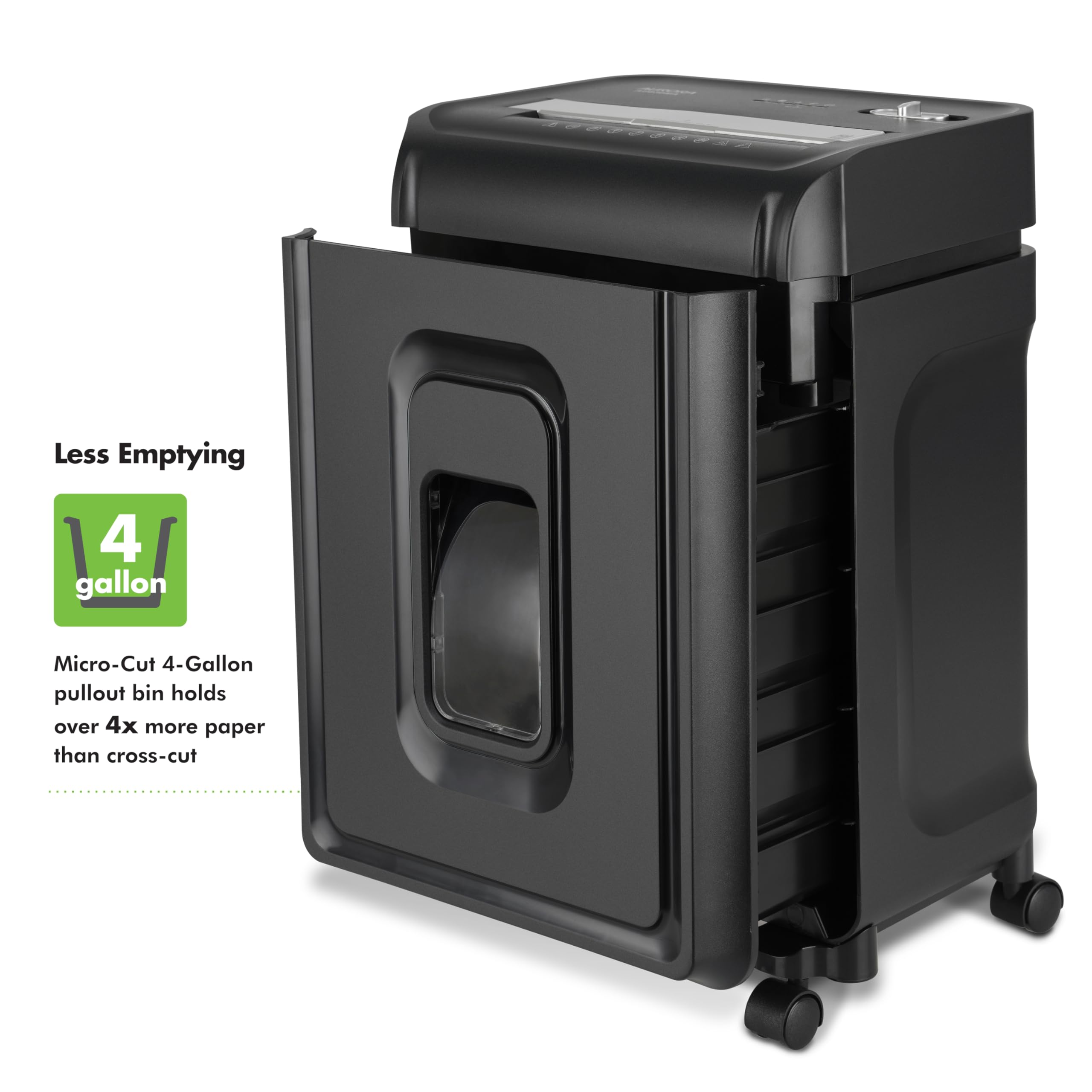 Aurora AU830MA High-Security P-5 Micro-Cut Paper Shredder - 8-Sheet Capacity, Credit Card Shredding, 20-Minute Runtime | Perfect for Home Office, Small Business & Document Security