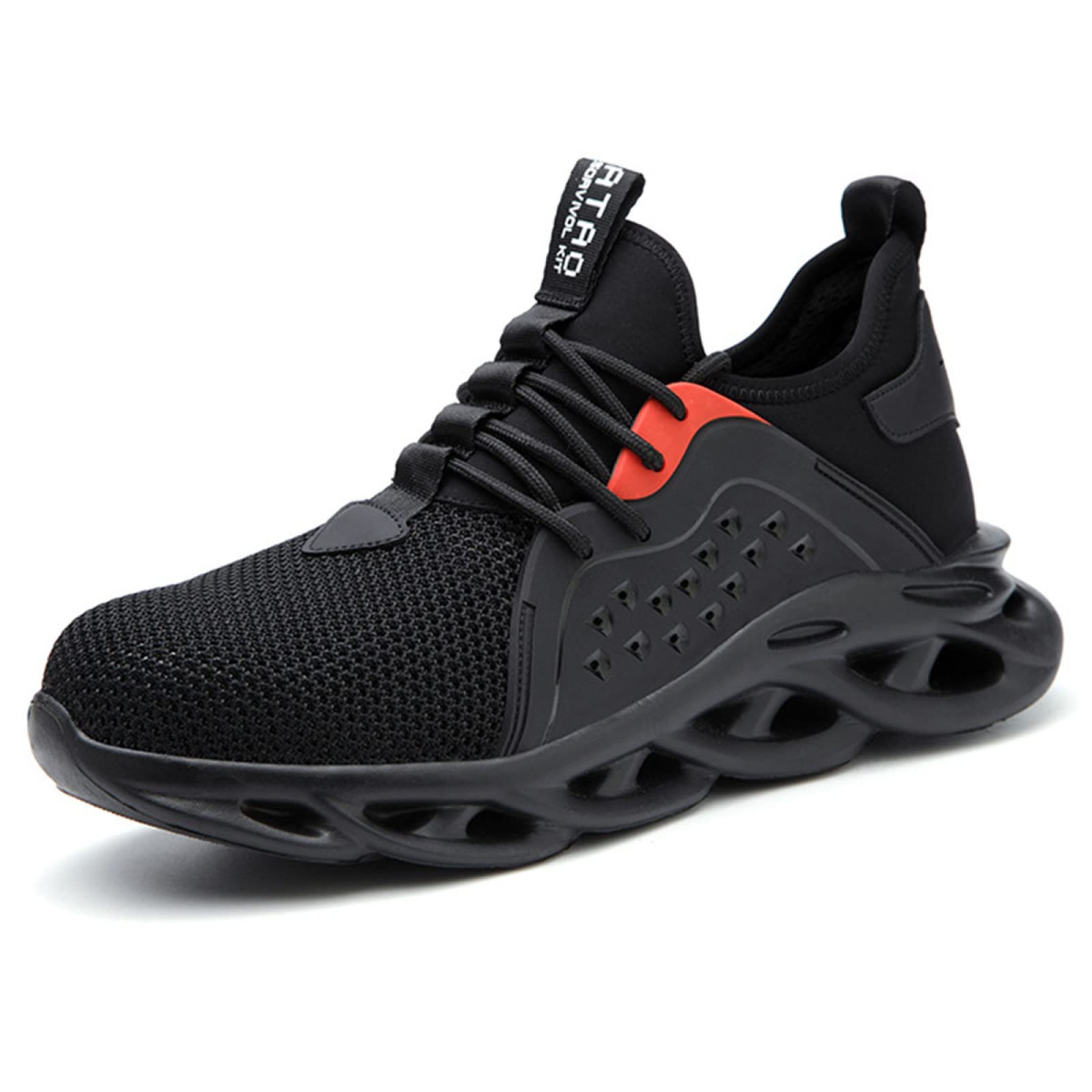 Steel Toe Safety Shoes - Breathable Work Boots for Construction & Industrial Use