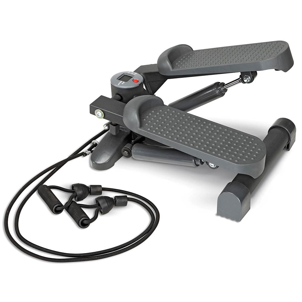 Marcy MS-69 Mini Stepper with Resistance Bands - Compact Home Fitness Equipment for Cardio Workout, Leg & Arm Toning | Perfect for Small Spaces, Home Gym & Office Exercise