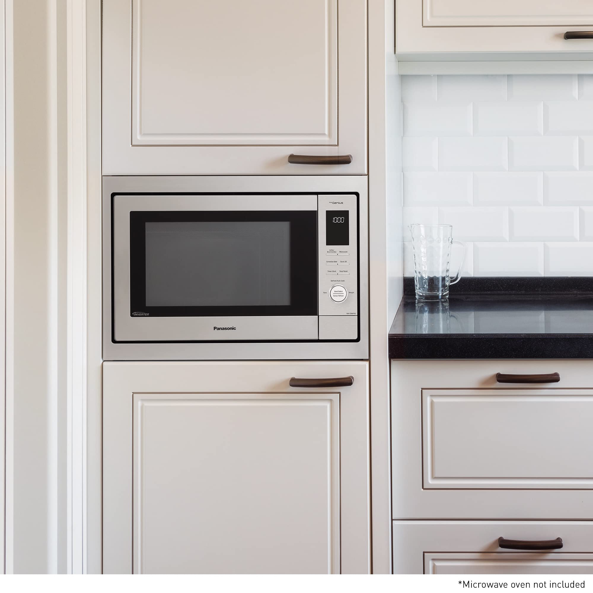Panasonic NN-TK81KCS 24-inch Stainless Steel Microwave Trim Kit - Compatible with 1.2 cu ft NN-CD87KS Microwave Oven | Perfect for Built-in Kitchen Installation & Seamless Appliance Integration