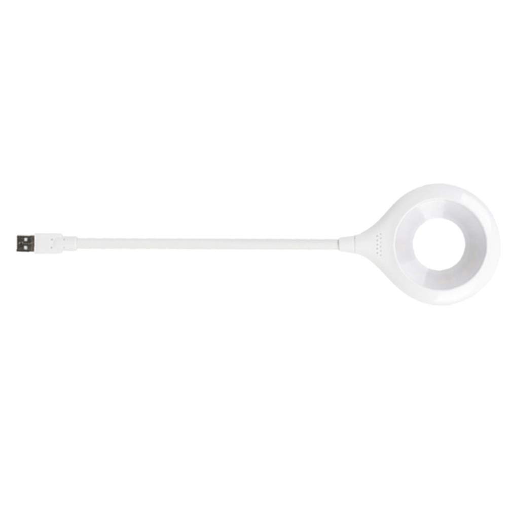 1Pc Rechargeable USB LED Ring Light with ABS Tripod Stand - White Selfie Light for Phone, Computer & DIY Photography - Perfect for YouTube, TikTok, Live Streaming & Video Calls