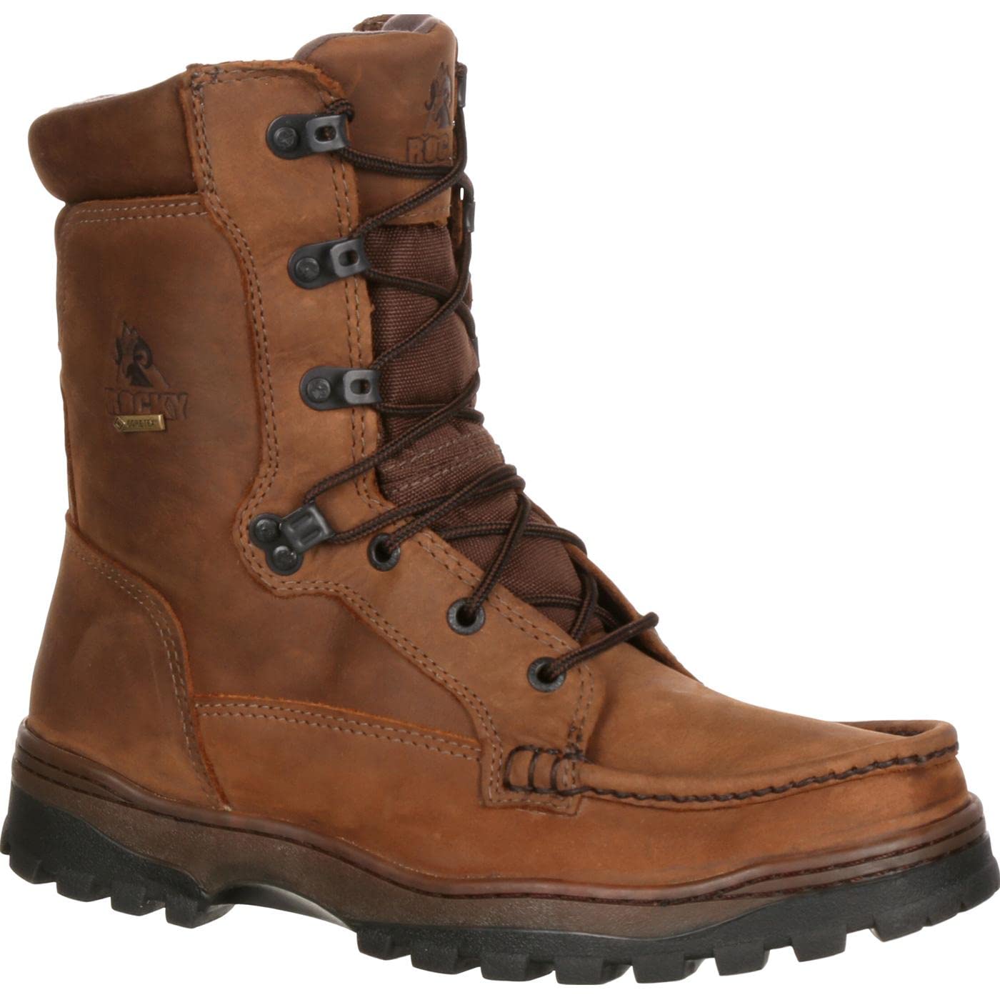 ROCKY Outback Gore-Tex Waterproof Hiking Boots for Men - All-Weather Outdoor Adventure & Work Boots for Hunting, Camping & Tough Terrain
