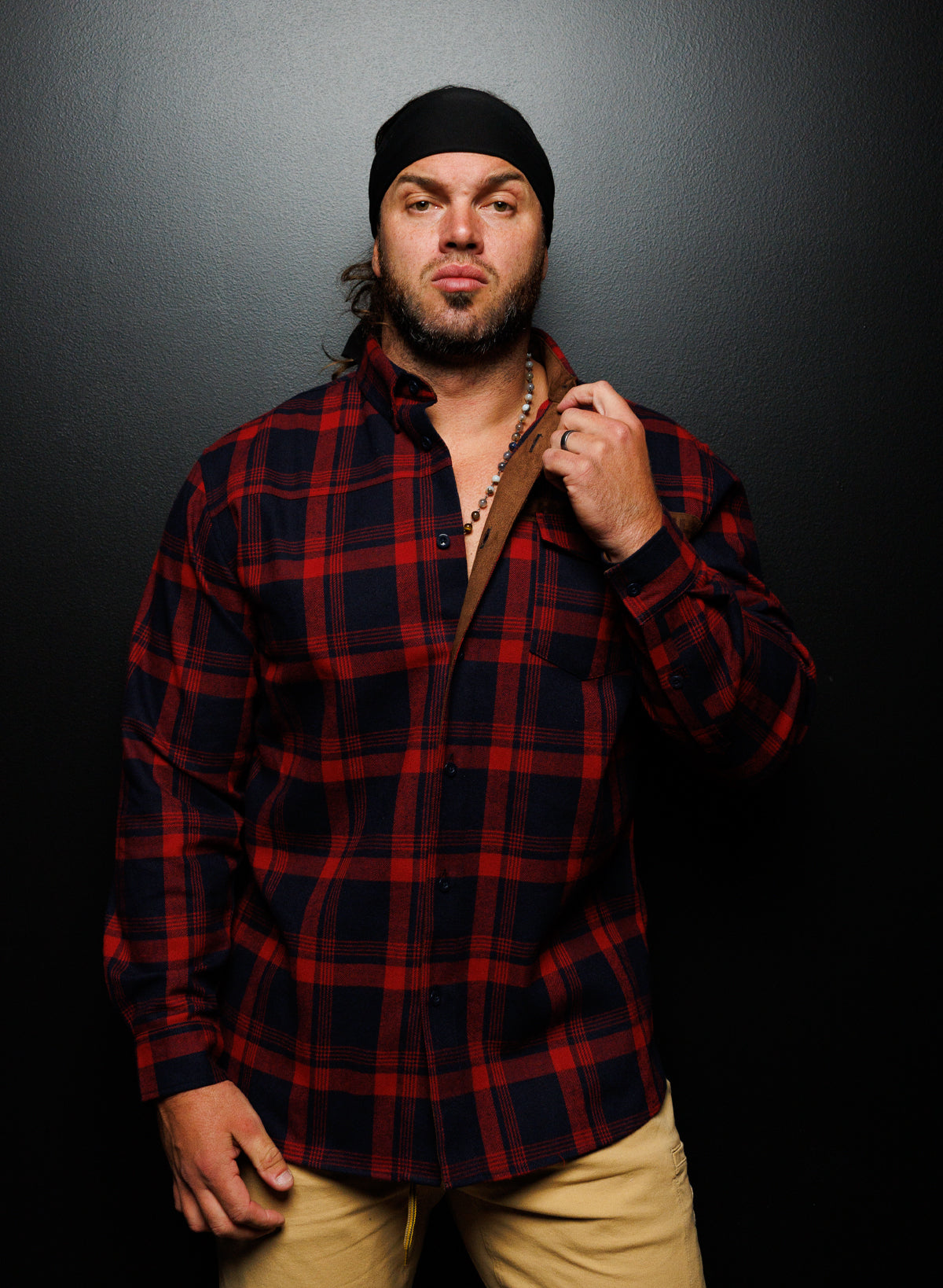 Men's Forever Flannel Shirt - Classic Red Plaid for Casual & Outdoor Wear - Perfect for Fall, Winter & Layering