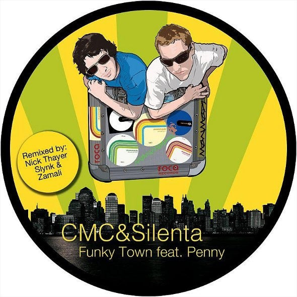CMC & Silenta Funky Town 12 ROCA03 Roca Records - Vinyl Record for DJs & Music Collectors | Perfect for Clubs, Parties & Home Listening