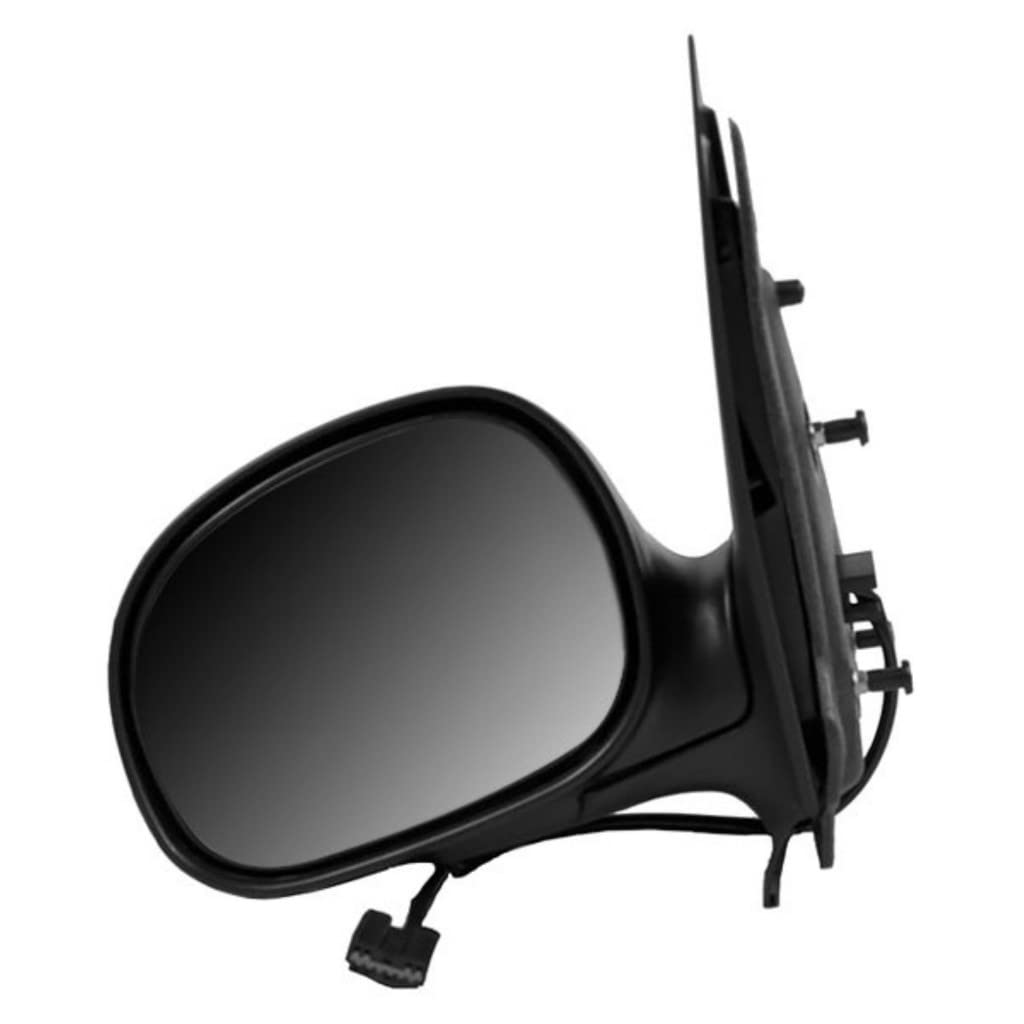 1999-2002 Ford Expedition Driver Side Power View Mirror Replacement - Gloss Black Folding Cover - Non-Heated - Compatible with FO1320200 & FO1320200 - Perfect for Off-Roading, Towing & Daily Driving
