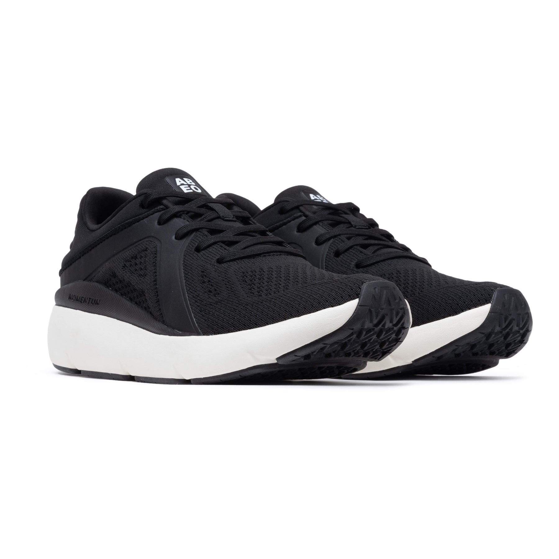 ABEO MXV Shift Neutral Black Running Shoes - Lightweight & Cushioned for Men's Daily Training, Jogging, and Gym Workouts