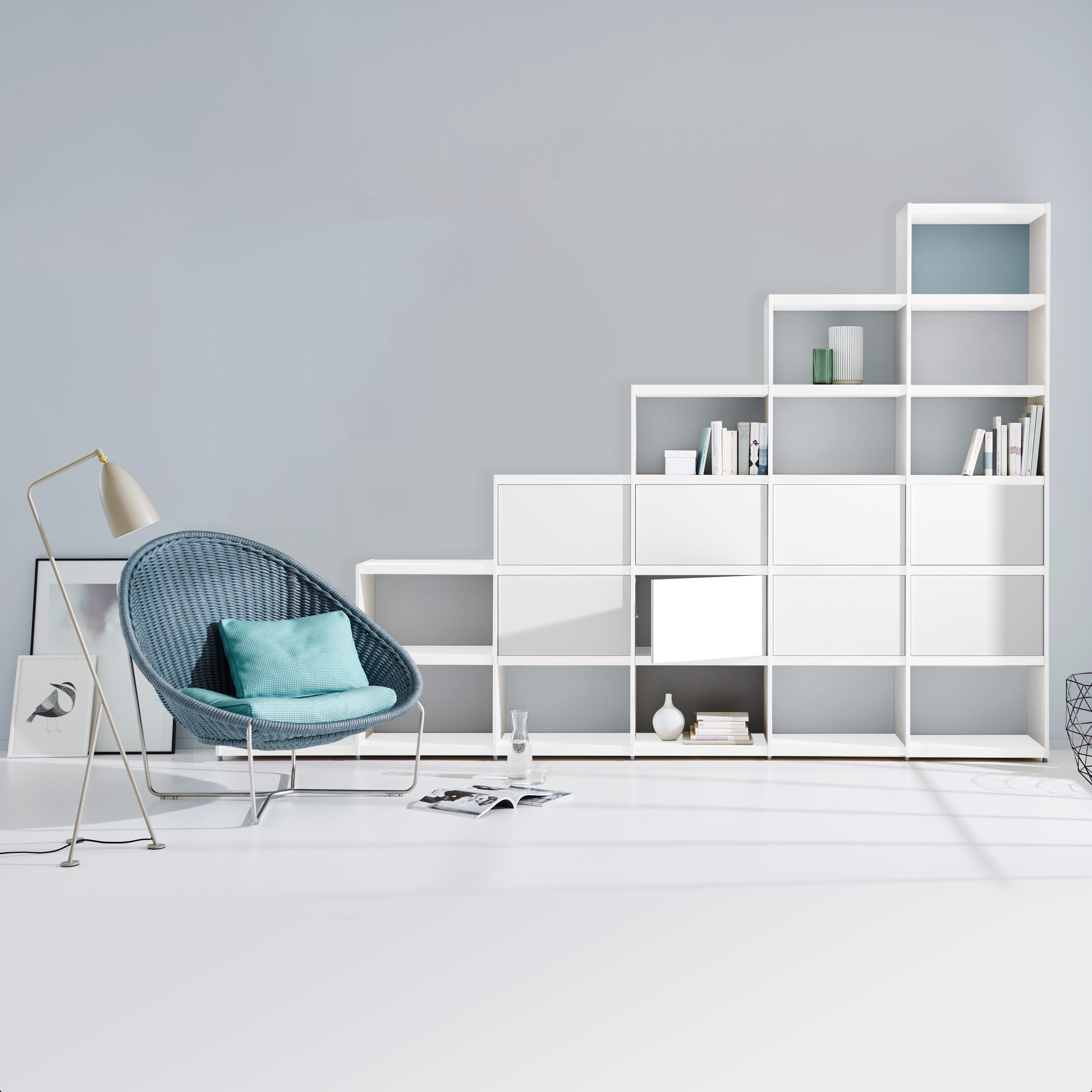 YOMO Modular Bookshelf 5x4 - Customizable Storage Shelf for Home & Office - Perfect for Living Room, Bedroom, or Study Organization