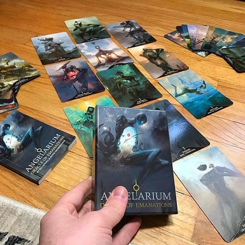 Angelarium Oracle of Emanations - Divine Guidance Tarot Cards for Spiritual Awakening & Meditation | Perfect for Oracle Readings, Energy Healing & Sacred Rituals