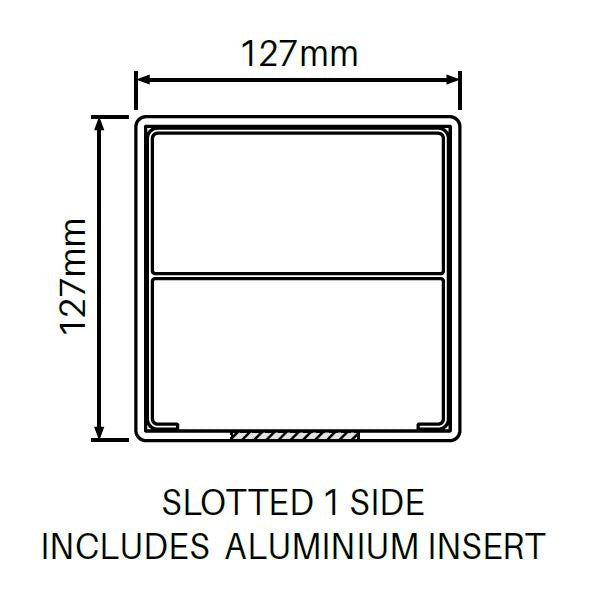 SOUTHAMPTON PVC Gate Post 5x5 Inches x 8.2 Feet (127x127x2500mm) - Heavy Duty Fence Post with 7-Year Warranty - Perfect for Garden Gates, Driveway Entrances & Backyard Fencing