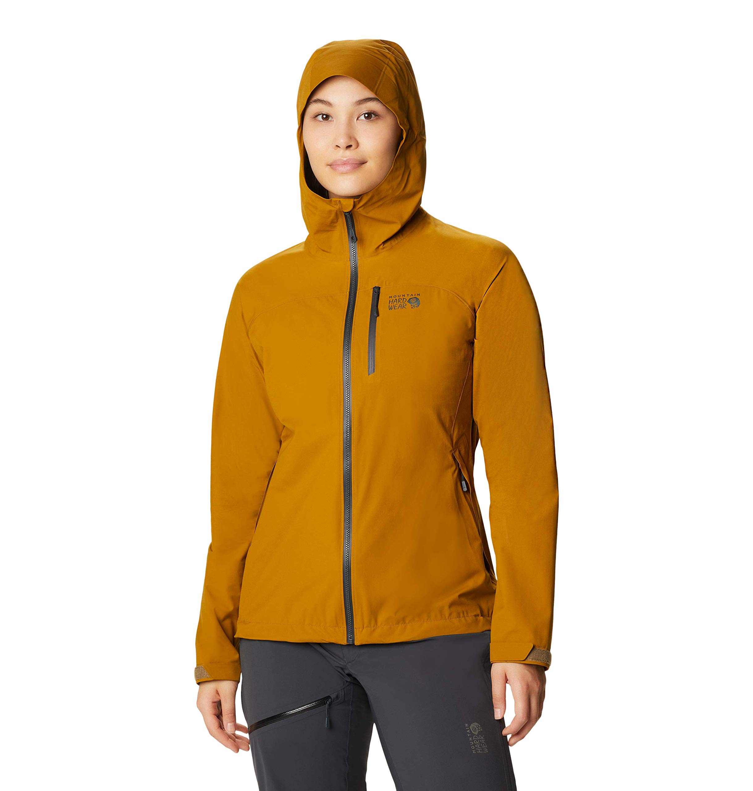 Mountain Hardwear Women's Stretch Ozonic Jacket - Lightweight Waterproof Hiking Jacket for Backpacking, Travel & Outdoor Adventures | Perfect for Camping, Trail Running & Everyday Wear