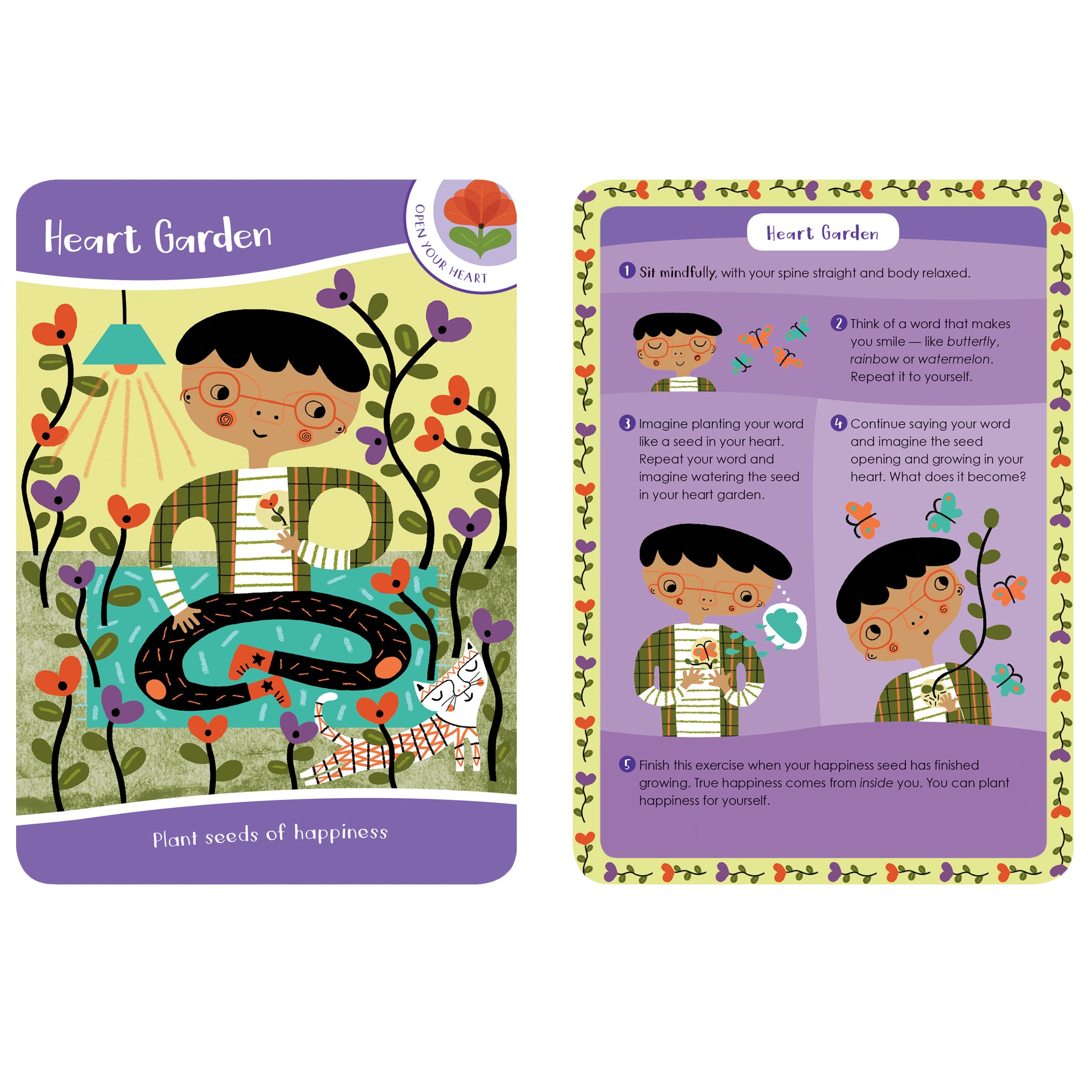 Mindful Kids Activity Cards - 50 Whimsical Mindfulness Exercises for Children | Perfect for Home, Classroom & Therapy Use