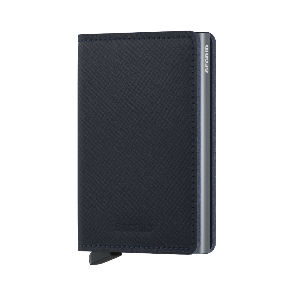 SECRID Slimwallet Saffiano Leather - RFID Blocking Minimalist Wallet for Men & Women | Perfect for Travel, Business & Everyday Use