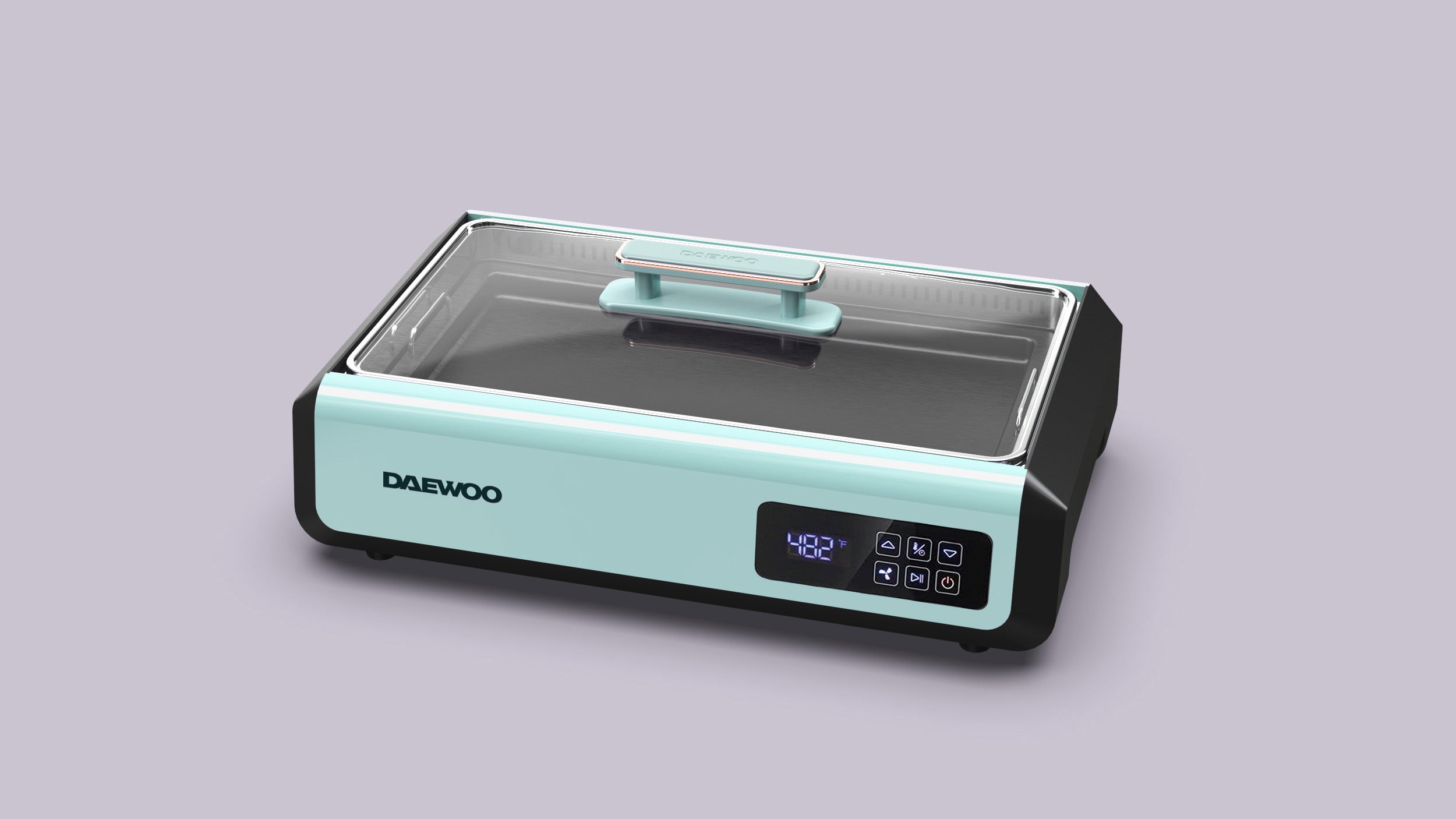 DAEWOO S19 Korean BBQ Grill - Smokeless Indoor/Outdoor Electric Grill for Home, Camping & Parties | Perfect for Korean BBQ, Grilling Meat & Vegetables