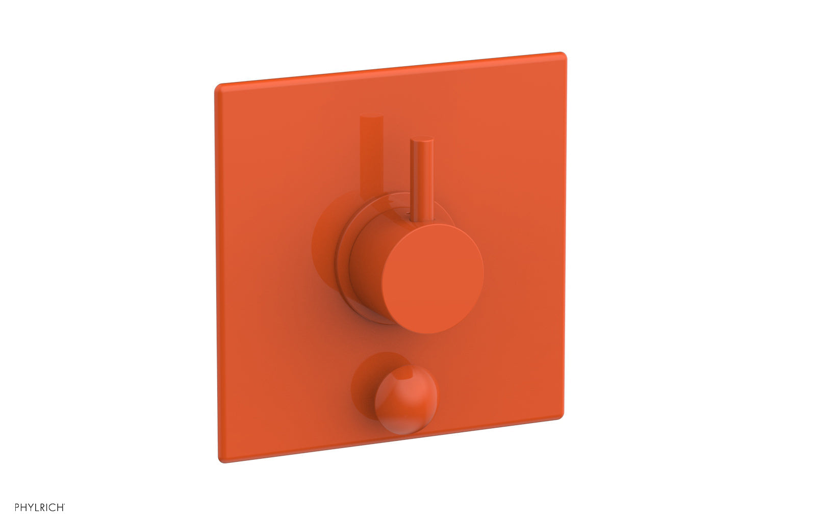 BASIC II Pressure Balance Shower Plate with Diverter and Handle Trim Set 4 203 - Chrome Finish for Bathroom & Shower Installation - Perfect for Home Renovation and Modern Bathroom Upgrades