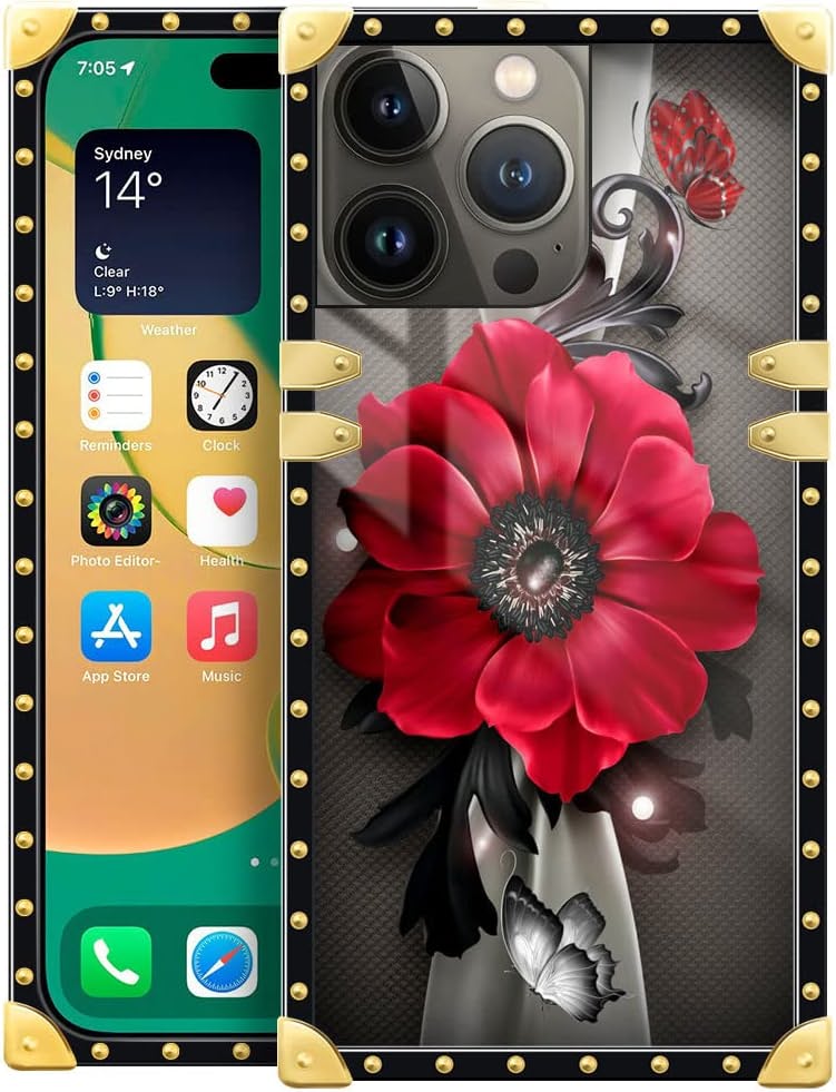 Premium Leopard Crown iPhone 14 Plus Case Cover - 6.7 Inch Shockproof Protective Phone Case for Women & Men | Perfect for Everyday Use, Travel & Outdoor Activities