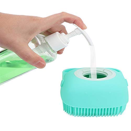 SHIV Silicone Bath Brush with Hooks - Gentle Exfoliating & Massaging Body Scrubber for Baby & Adults - Shampoo Dispenser Brush - Perfect for Shower, Spa & Sensitive Skin Care (Multi Color)