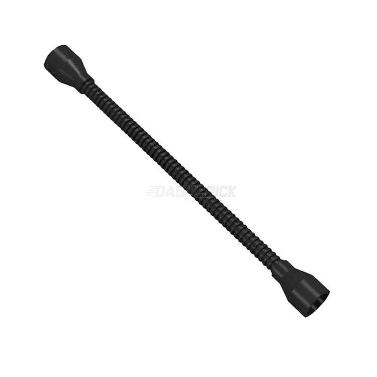 LEGO Flexible Hose 8.5L with Tabless Ends - Black (Part #73590c03a 72375 6327402) - Perfect for LEGO Technic Models & Custom Builds
