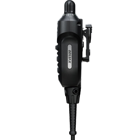 Motorola XVE500 (PMMN4154ABLK) Remote Speaker Microphone for Two-Way Radios - Hands-Free Communication for Security, Construction & Outdoor Activities