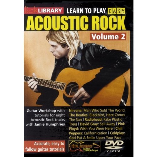 Learn To Play Easy Acoustic Rock Volume 2 Instructional DVD - Beginner Guitar Lessons for Popular Rock Songs | Perfect for Home Practice & Music Classes