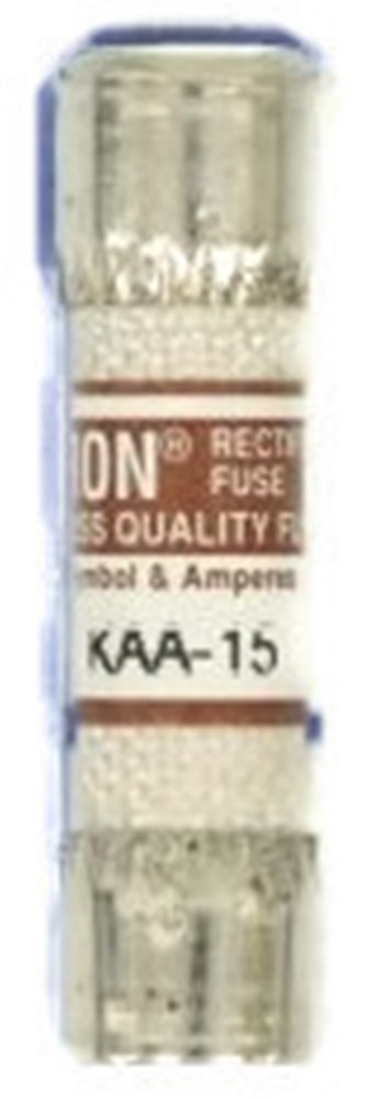 Bussmann KAA-15 15A 130V Cartridge Blade Fuse - Fast-Acting Circuit Protection for Automotive, Marine & Industrial Equipment