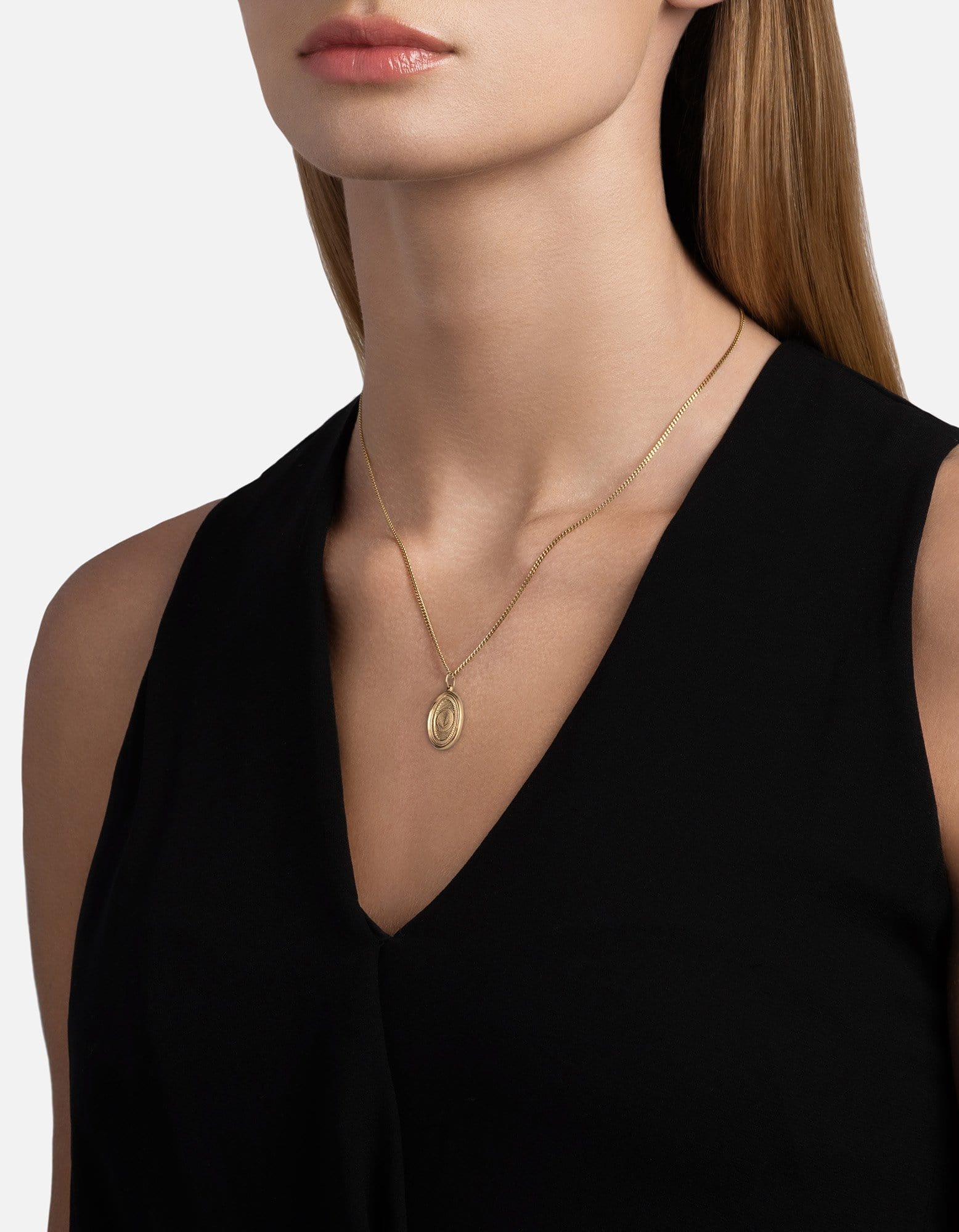 Velocity Necklace - 14K Gold Vermeil Pendant for Women | Elegant Layering Jewelry for Everyday Wear & Special Occasions
